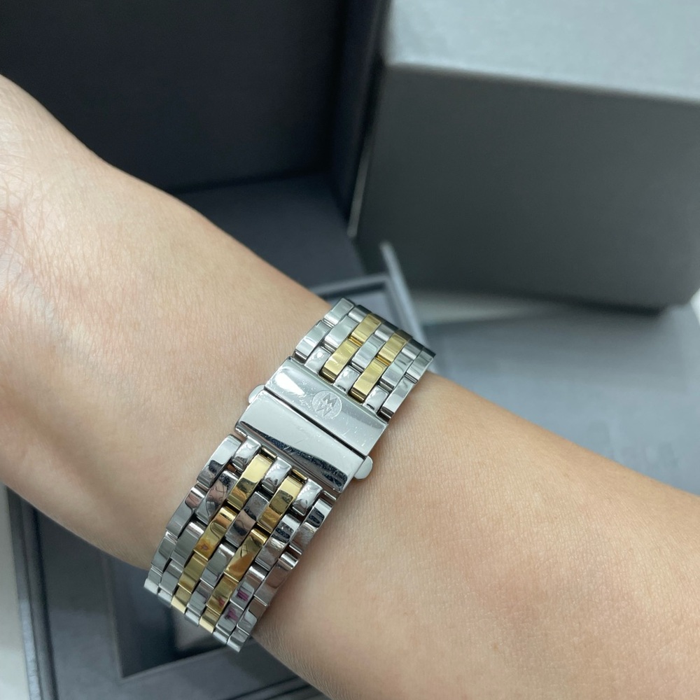 Michele Releve Two Tone Gold & Silver Watch - Picture 11 of 16